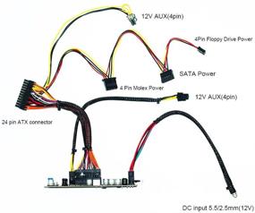 img 1 attached to 💻 RGEEK 1106 DC to DC ATX PSU 12V 300W: Efficient Mini ITX PC Power Supply for Computers