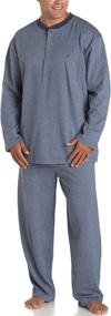 img 1 attached to Nautica Herringbone Sueded Sleeve Henley Men's Clothing