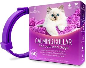 img 4 attached to KrohneTec Calming Collar for Cats & Dogs: Extended Anxiety Relief, Long-lasting Pheromone & Lavender Collar - Up to 60 Days