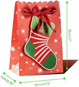 img 3 attached to Рождественская повторно используемая упаковка подарков на праздничные дни