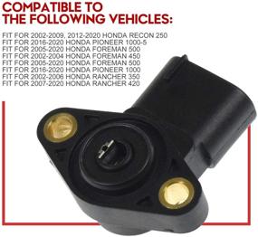 img 3 attached to 🔧 Enhanced Angle Sensor 38800-HR3-A21: Perfect Fit for Honda Foreman TRX450 500 Rancher TRX420 Recon 250