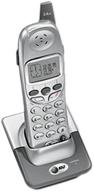 📞 at&amp;t e250 accessory cordless handset: silver for e2500 expandable phone system logo