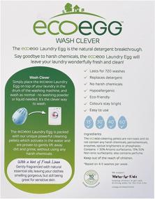 img 3 attached to ecoegg Laundry Egg, Fresh Linen - Eco-Friendly 720 Load Laundry Detergent