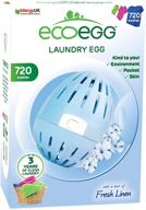 ecoegg laundry egg, fresh linen - eco-friendly 720 load laundry detergent logo