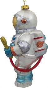 img 2 attached to 5-Inch Astronaut in Open Space Glass Christmas Ornament by BestPysanky