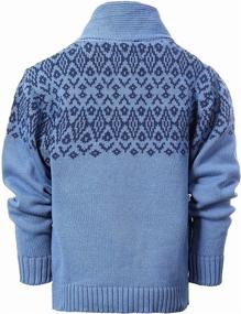 img 3 attached to 👕 Gioberti Boys' Knitted Sweater with Pullover Closure - Comfortable and Trendy Boys' Clothing