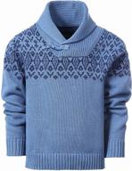 👕 gioberti boys' knitted sweater with pullover closure - comfortable and trendy boys' clothing logo