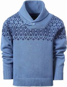 img 4 attached to 👕 Gioberti Boys' Knitted Sweater with Pullover Closure - Comfortable and Trendy Boys' Clothing