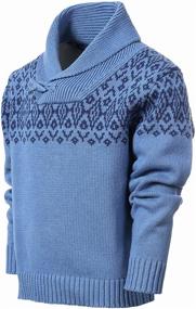 img 2 attached to 👕 Gioberti Boys' Knitted Sweater with Pullover Closure - Comfortable and Trendy Boys' Clothing