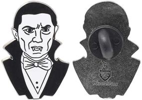 img 1 attached to 🧛 Captivate with WizardPins Dracula Face Vampire Bloodthirsty Enamel Lapel Pin