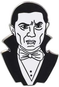 img 2 attached to 🧛 Captivate with WizardPins Dracula Face Vampire Bloodthirsty Enamel Lapel Pin