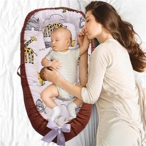 img 2 attached to Bassinet Lounger Portable Super Co Sleeping Kids' Home Store