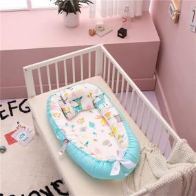 img 3 attached to Bassinet Lounger Portable Super Co Sleeping Kids' Home Store