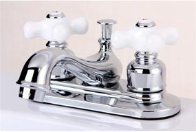 img 2 attached to 🚿 Enhance Your Bathroom with Kingston Brass KB601PX Restoration Centerset Faucet