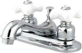 img 3 attached to 🚿 Enhance Your Bathroom with Kingston Brass KB601PX Restoration Centerset Faucet