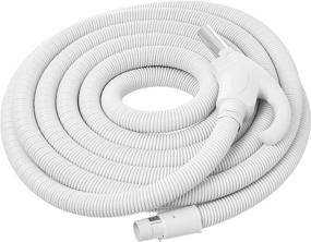 img 3 attached to Cen-Tec Systems 91353 40 Ft Central Vacuum Hose, Light Gray, Foot Length