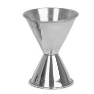 premium stainless steel jigger - excellante ounce logo