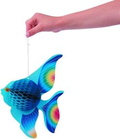 img 2 attached to Hanging Tissue Fish Decorations (6 pc) for Sea Adventure 🧻 Themed Parties or Decor in Home, School or Office - Fun Express