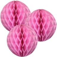 🎀 just artifacts tissue paper honeycomb ball (set of 3, 8inch, baby pink) - explore more color & size options! логотип