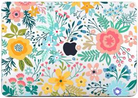 img 2 attached to TwoL Abstract Flower Case for New MacBook Air 13 inch, Hard Shell Cover + Keyboard Skin &amp; Screen Protector - Compatible with MacBook Air 13 inch 2018 2019 2020 (Model A1932 A2179 A2337 M1)