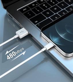 img 3 attached to 🔌 High-Quality 3 Pack Apple MFi Certified iPhone Charger Cable 10ft - Fast Charging & Extended Reach - Compatible with iPhone 12/11/Pro/Max/X/XS/XR/XS Max/8/7/6/5S/SE