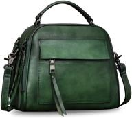 stylish and authentic genuine leather crossbody handbag - handmade women's hobo bags with wallets logo