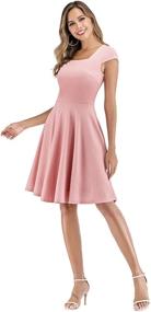 img 3 attached to 👗 Vibrant Multicolor Raspberry Women's Summer Casual Dresses