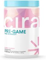 💪 maximize performance with pink candy: pre-game pre workout powder for women - boost nitric oxide, endurance, focus, and strength with this effective energy supplement - 30 servings logo