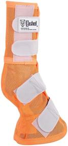 img 2 attached to 🐎 Ultimate Protection: Cashel Crusader Horse Fly Leg Guards in Vibrant Orange for Your Precious Equine Partner