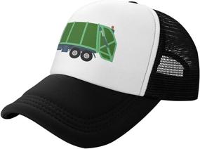 img 1 attached to 🚛 Trash Garbage Trucks Accessories: Get your Boys' Hats & Caps from Waldeal Childrens