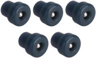 upgrade your kenwood chef with 5-pack replacement rubber feet: a901, a701 & km series - black logo