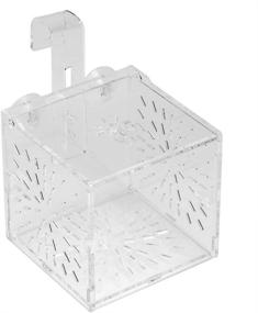 img 4 attached to Enhance Fish Breeding with our Acrylic Transparent Fish Separation Breeder Box: Hatchery Incubator and Aquarium Isolation Holder