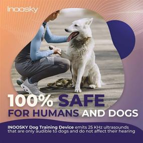 img 1 attached to 🐶 Inoosky Handheld Ultrasonic Dog Trainer for Effective Barking Control - Stop Barking Devices