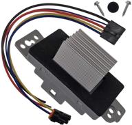 🔧 hvac blower motor control module resistor kit with harness 15-81773 19260762 for chevrolet chevy trailblazer silverado tahoe suburban gmc envoy sierra yukon logo