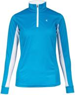 stay protected and stylish with horze women's trista long sleeved technical sun shirt! логотип