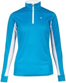 img 4 attached to Stay Protected and Stylish with HORZE Women's Trista Long Sleeved Technical Sun Shirt!