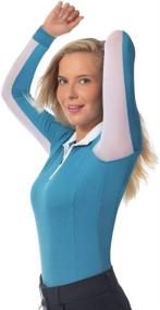 img 1 attached to Stay Protected and Stylish with HORZE Women's Trista Long Sleeved Technical Sun Shirt!