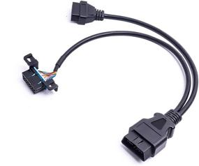 img 1 attached to 🔌 Arteckin Universal OBD2 Splitter Extension Y Cable J1962 for Enhanced GPS Tracking Devices