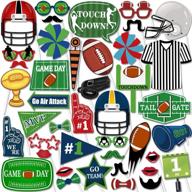 42pcs football photo decorations supplies logo