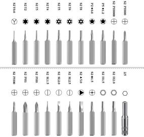 img 3 attached to 🔧 Черный беспроводной электрический набор прецизионных отверток с 22 функциями, перезаряжаемый мини-отвертка для большинства электронных устройств, с 3 светодиодными огнями, USB-зарядкой, в комплекте с магнитной подушкой.