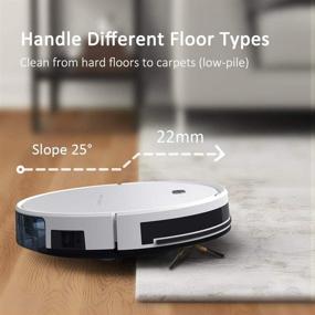 img 1 attached to 🤖 Tesvor Robot Vacuum Cleaner: Powerful Robotic Vacuum and Mop with 1800Pa Suction, WiFi/App/Alexa, Self-Charging, Ideal for Dust and Pet Hair on Hardfloors to Low-Pile Carpets