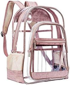 img 3 attached to 🎒 Transparent Adjustable Backpacks by Asdomo