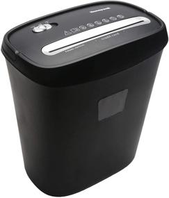 img 4 attached to Honeywell 8-Sheet Cross-Cut Paper Shredder, Model 9308F, in Black