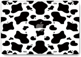 img 1 attached to Jiehb MacBook Pro 13 inch Case 2020 Release A2251 A2289, Protection Case for New MacBook Pro 13 Inch with Touch Bar Touch ID Model: A2251 A2289 - Milk Cow