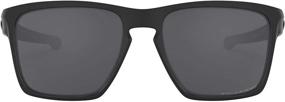 img 4 attached to 🕶️ Улучшенное видение и стиль с солнечными очками Oakley Polarized Iridium прямоугольной формы