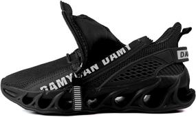 img 3 attached to Damyuan Running Athletic Sneakers Lightweight Men's Shoes for Athletic