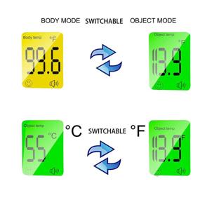 img 1 attached to 🌡️ Non-Contact Forehead and Body Thermometer - Accurate Infrared Instant Readings for Adults, Children, and Babies - Digital Fever Thermometer for Measuring Object and Body Temperatures