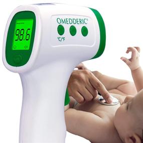 img 2 attached to 🌡️ Non-Contact Forehead and Body Thermometer - Accurate Infrared Instant Readings for Adults, Children, and Babies - Digital Fever Thermometer for Measuring Object and Body Temperatures