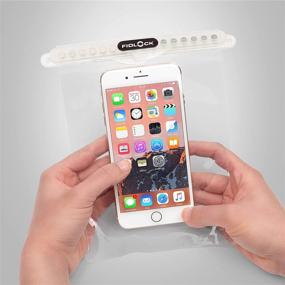 img 1 attached to 📱 FIDLOCK Cell Phone Waterproof Bag with Innovative Magnetic Closure, Enhanced Clarity - Maxi Clear