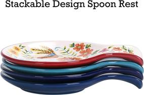 img 1 attached to 🥄 Dishwasher-Safe Bico Talavera Ceramic Spoon Dish